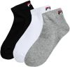Fila Korte sokken met geborduurd logo(3 paar ) online kopen